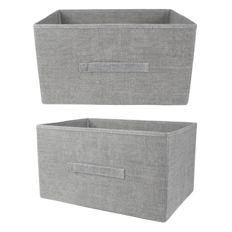 Caja organizadora de tela/carton plegable x2 Caja organizadora de tela/carton plegable x2