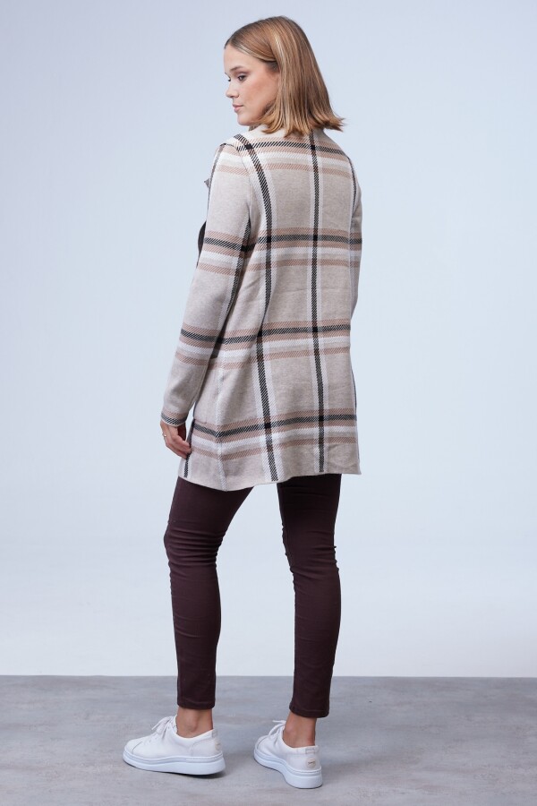 Cardigan Cuadrille BEIGE/MULTI