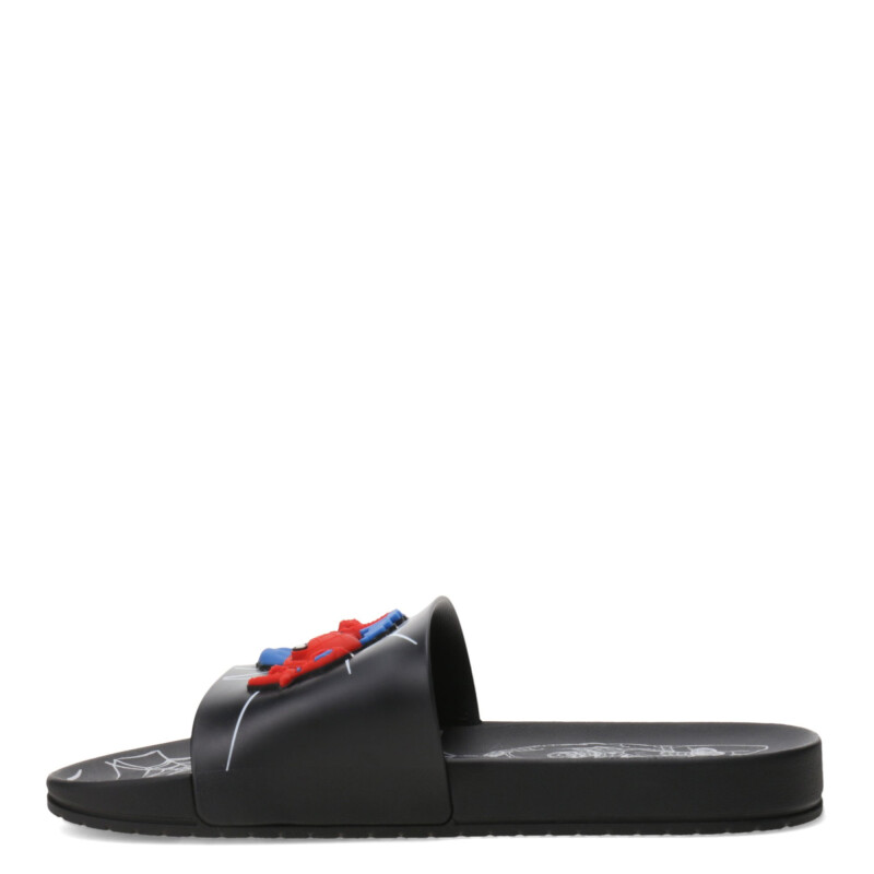 Sandalia de Niño Spiderman View Ii Slide Araña Negro - Gris