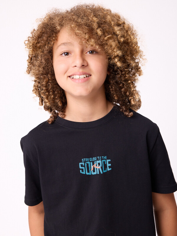 T-SHIRT PORTBO TEEN RUSTY Negro