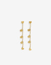 Aros Colgantes Cortos Metal Aros Colgantes Cortos, Acero - Dorado