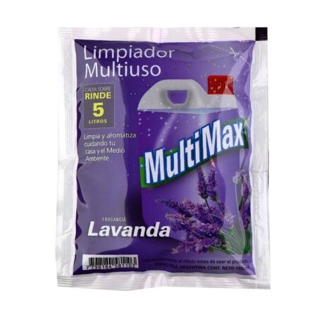 Limpiador multiuso concentrado Lavanda MULTIMAX 150ml Limpiador multiuso concentrado Lavanda MULTIMAX 150ml