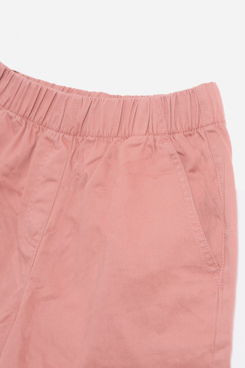 Short tipo gabardina con elastico BEIGE