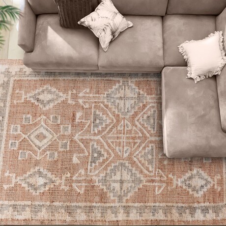 ALFOMBRA YUTE NATURAL-BEIGE THISE