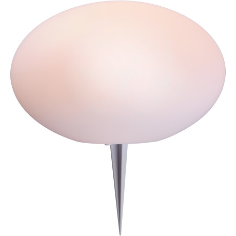 Lámpara solar HAVESANGER Ø25xH17cm blanco Blanco