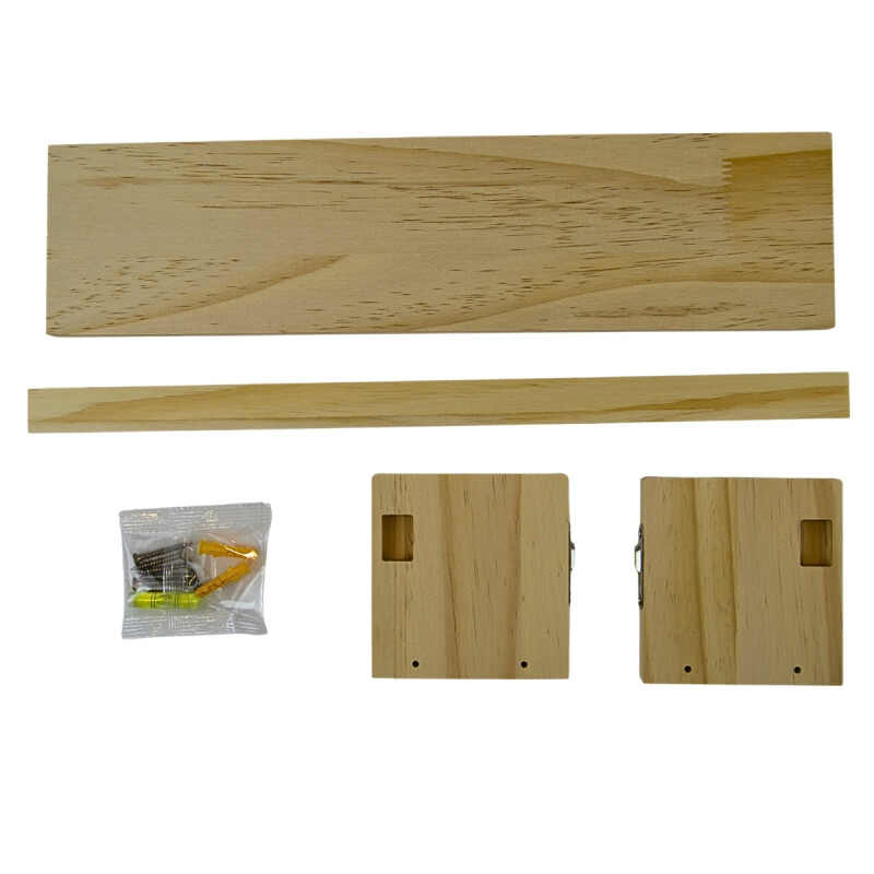 Estante decorativo colgante de madera 42cm MADERA