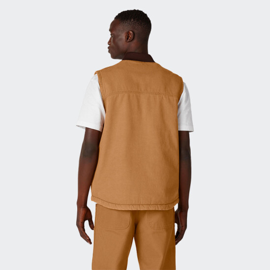 Chaleco Dickies Duck High Pile Fleece Lined Marrón