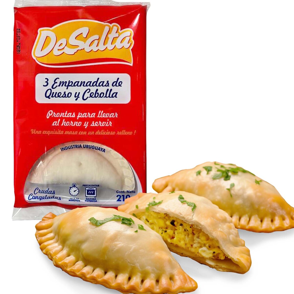 Empadas DeSalta Queso y Cebolla X3 