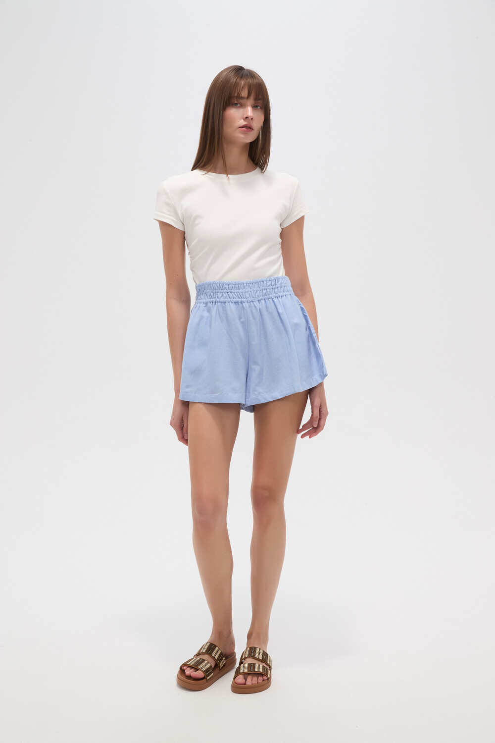 Short Cacao Celeste Claro