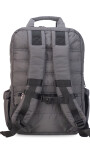 MOCHILA CAPITONEADA PETERSBURGO GRIS