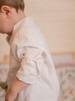Camisa Mao Lino Blanco Camisa Mao Lino Blanco