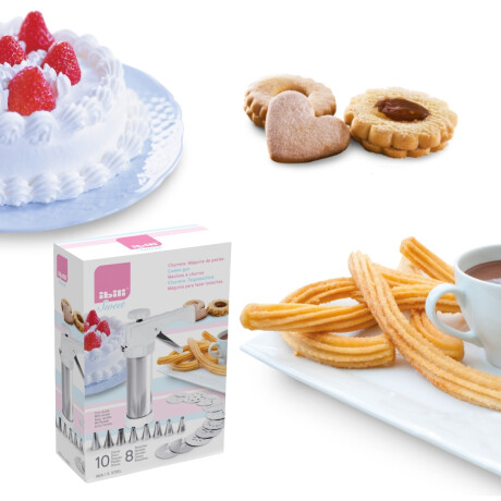 Maquina de Churros y Galletas 10 Discos Ibili Maquina de Churros y Galletas 10 Discos Ibili