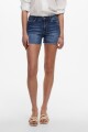 Short Blush Dark Blue Denim