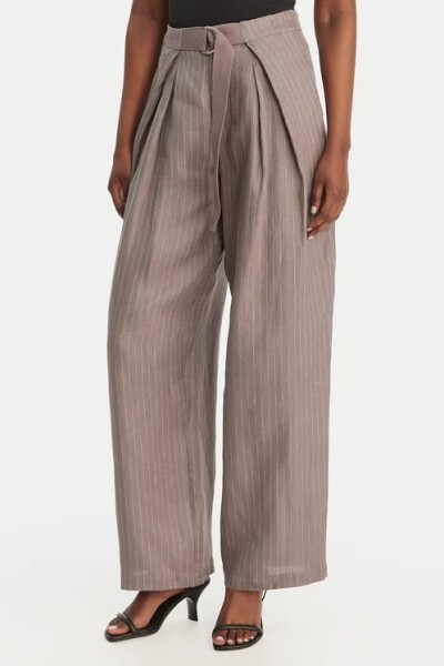 PANTALÓN ANCHO Gris