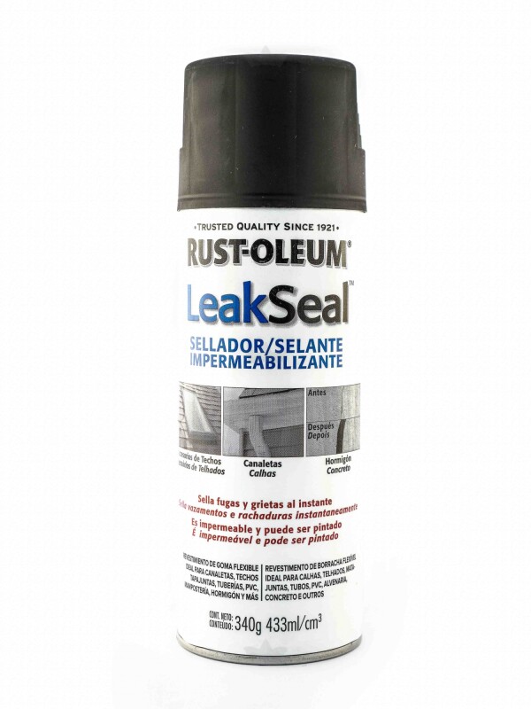 AEROSOL RUST OLEUM SELLADOR FLEX CAUCHO NEGRO- 340GRS N/A