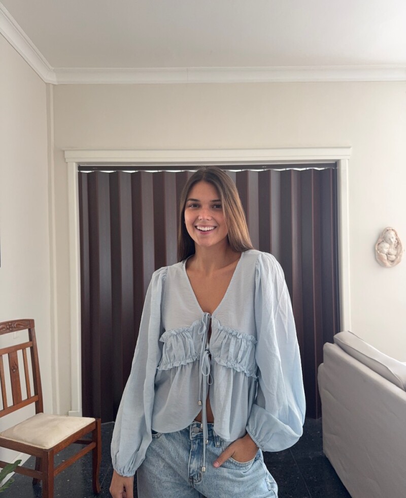 Camisa Muna celeste