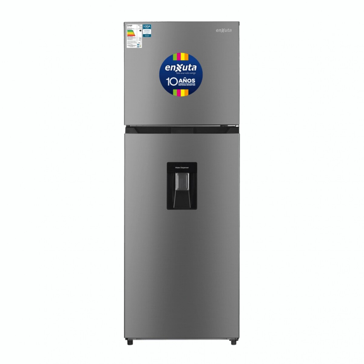 Refrigerador ENXUTA RENX22275DI Frío Seco Capacidad 245L Con Dispensador 