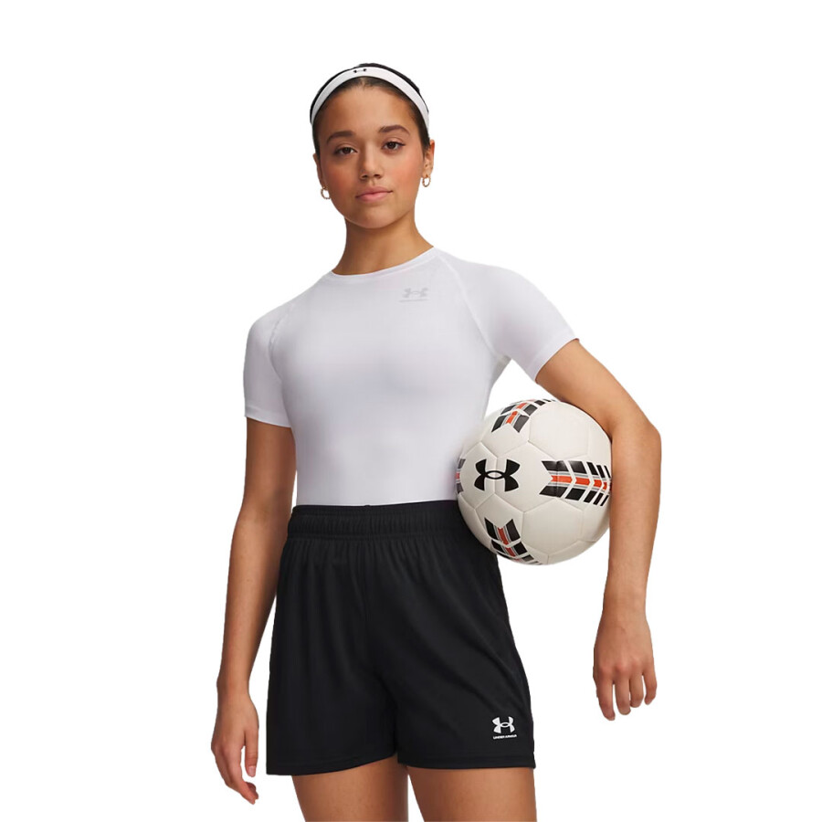 Remera de Mujer Under Armour Heatgear Compression Short Sleeve Blanco
