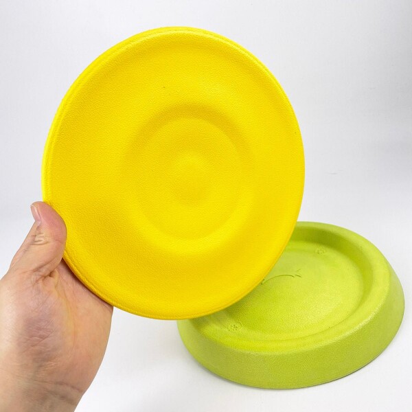 Juguete Para Perro Frisbee Disco Mascota Resistente Calidad Color Variante Amarillo