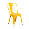 Pack x2 Sillas Tolix Lumax Metal Colores Living Comedor Amarillo