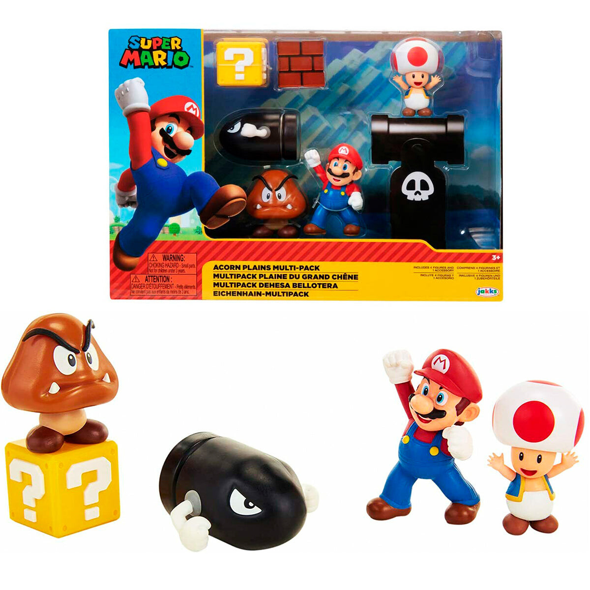 Play Set Super Mario Figuras + Accesorios Juguete - 2 