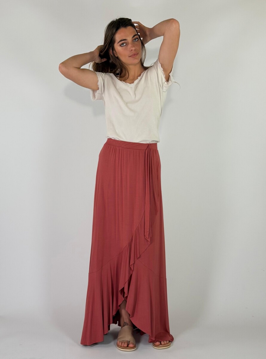 POLLERA SAVONA - LADRILLO 
