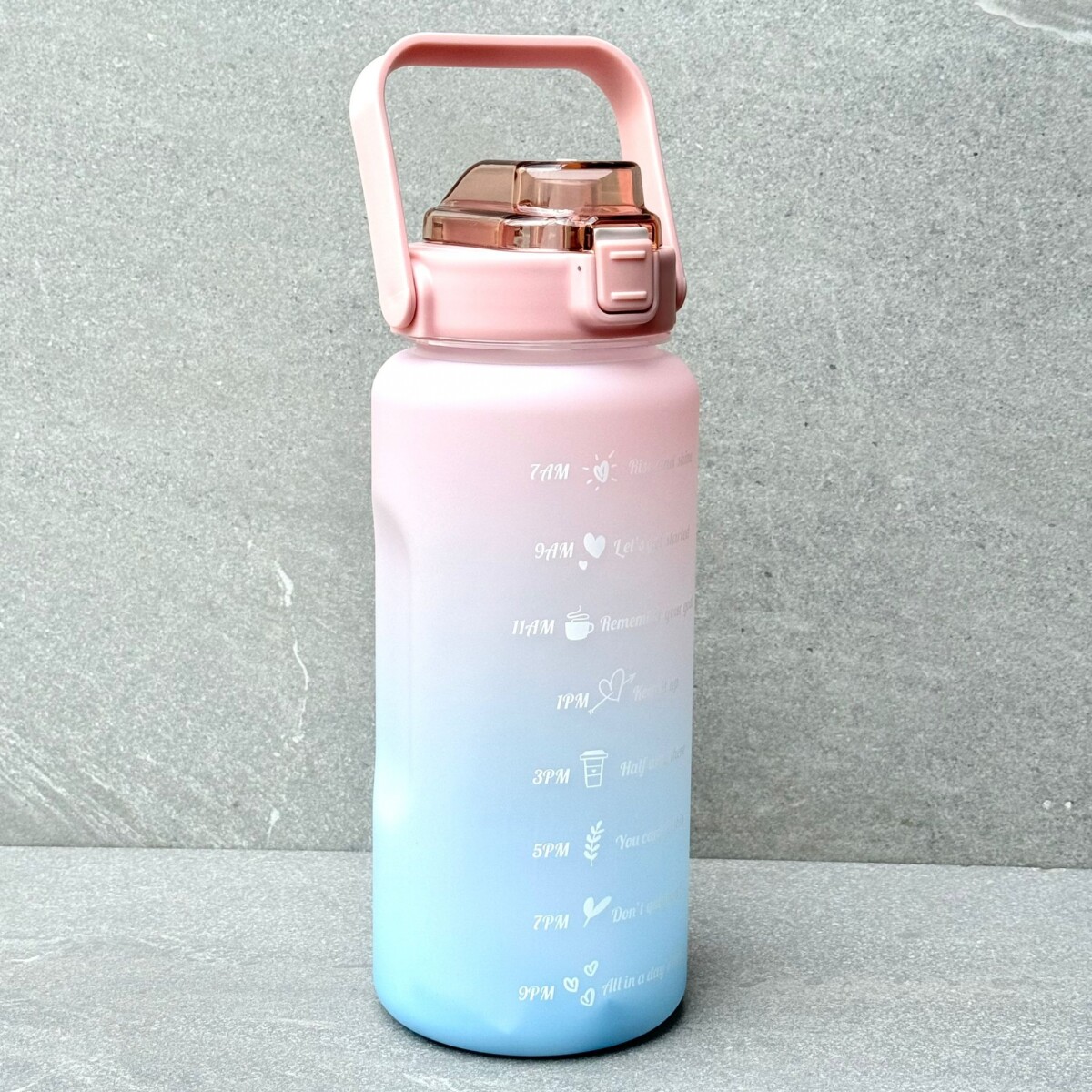 Botella Plástica Deportiva Con Sorbito 850ml 