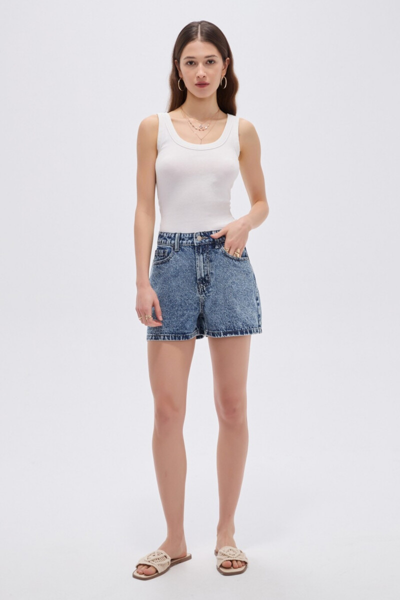 Short Balvik - Azul Grisaceo 