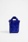 Bolso bandolera mini piel Azul
