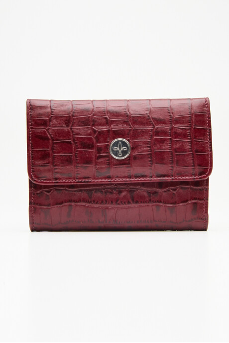 Billetera Belu Bordo crocco