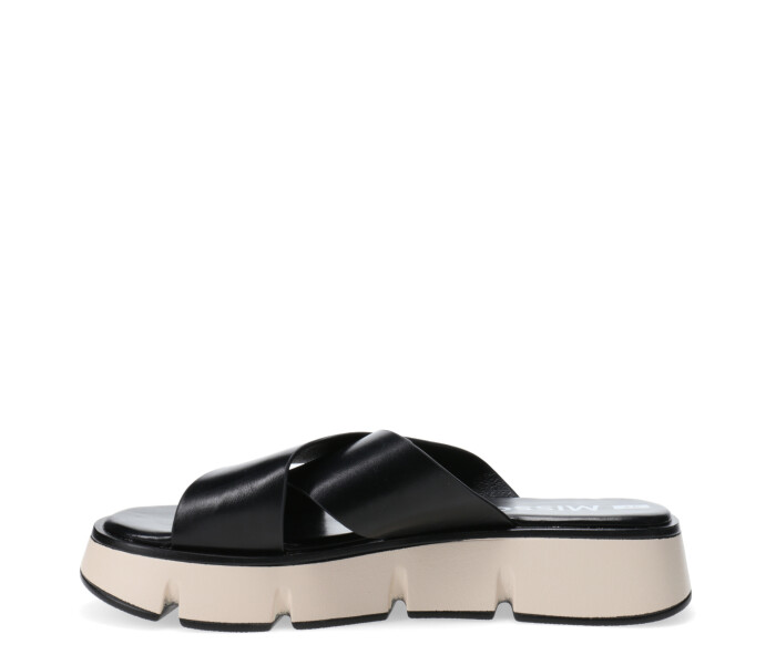 Sandalias de Mujer Miss Carol MINICOY con tiras cruzadas Negro