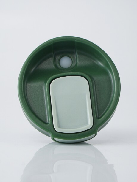 Vaso Térmico Push&Drink 350mL. Oliva