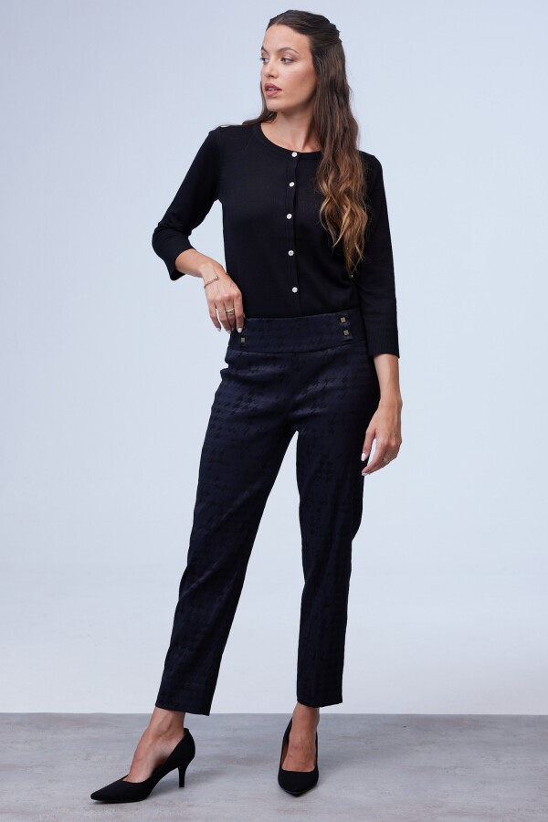 Pantalon Laminado NEGRO/MARINO