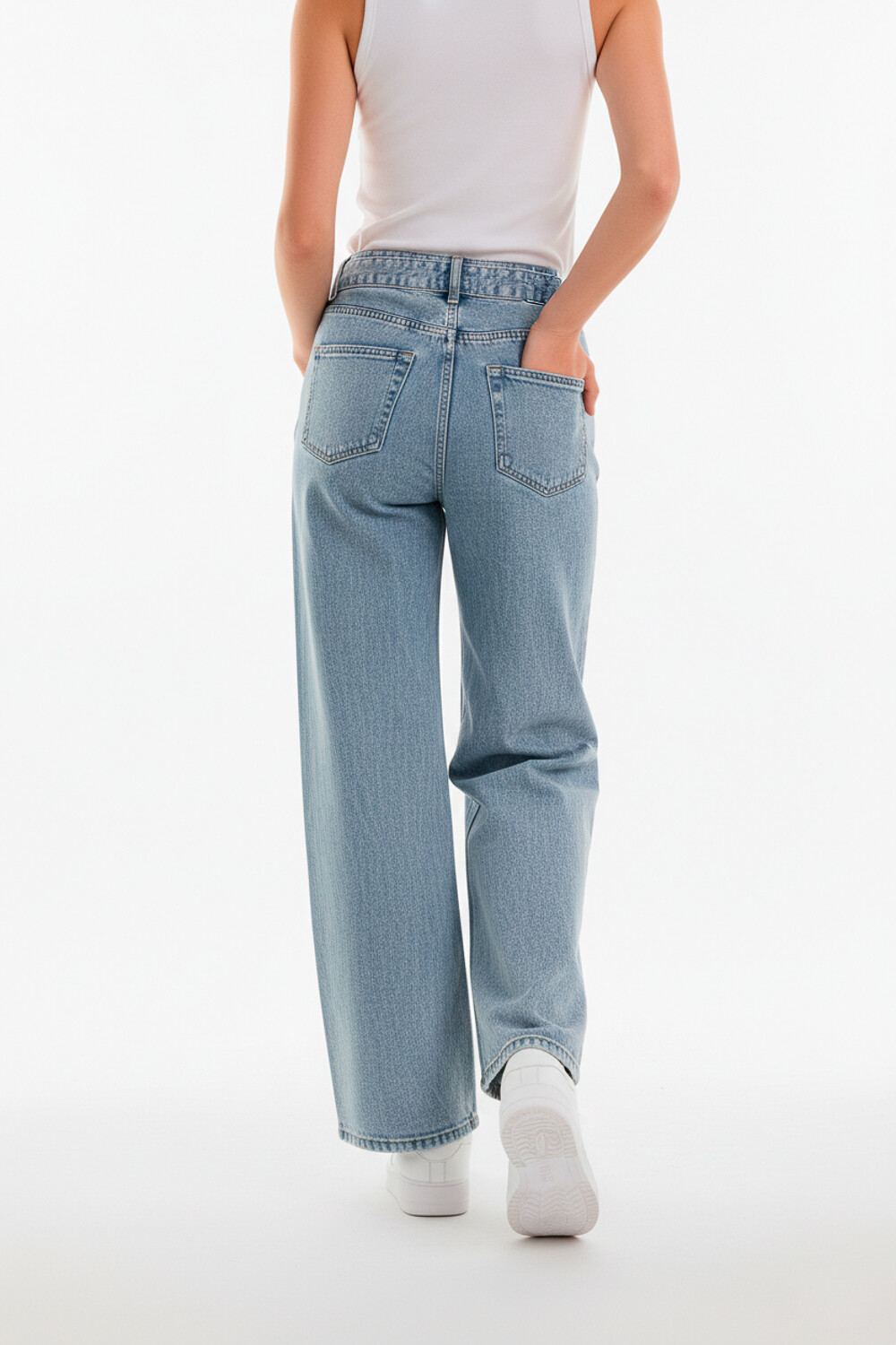 Pantalon Vetra Celeste Grisaceo