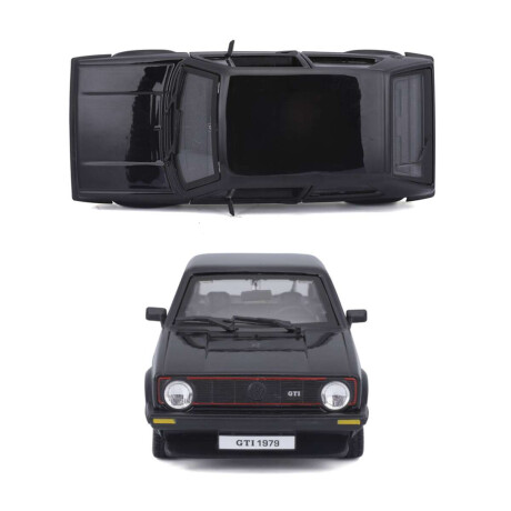 Auto De Colección Bburago Volkswagen Golf Mk1 Gti Año 1979 Escala 1:24