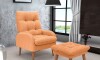 Combo Poltrona con Puf - Nantes Mostaza