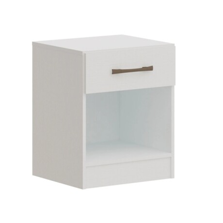 Mesa De Luz Solution 1 Cajon Blanco Mesa De Luz Solution 1 Cajon Blanco