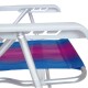 Silla reclinable 4 posiciones aluminio ROSA