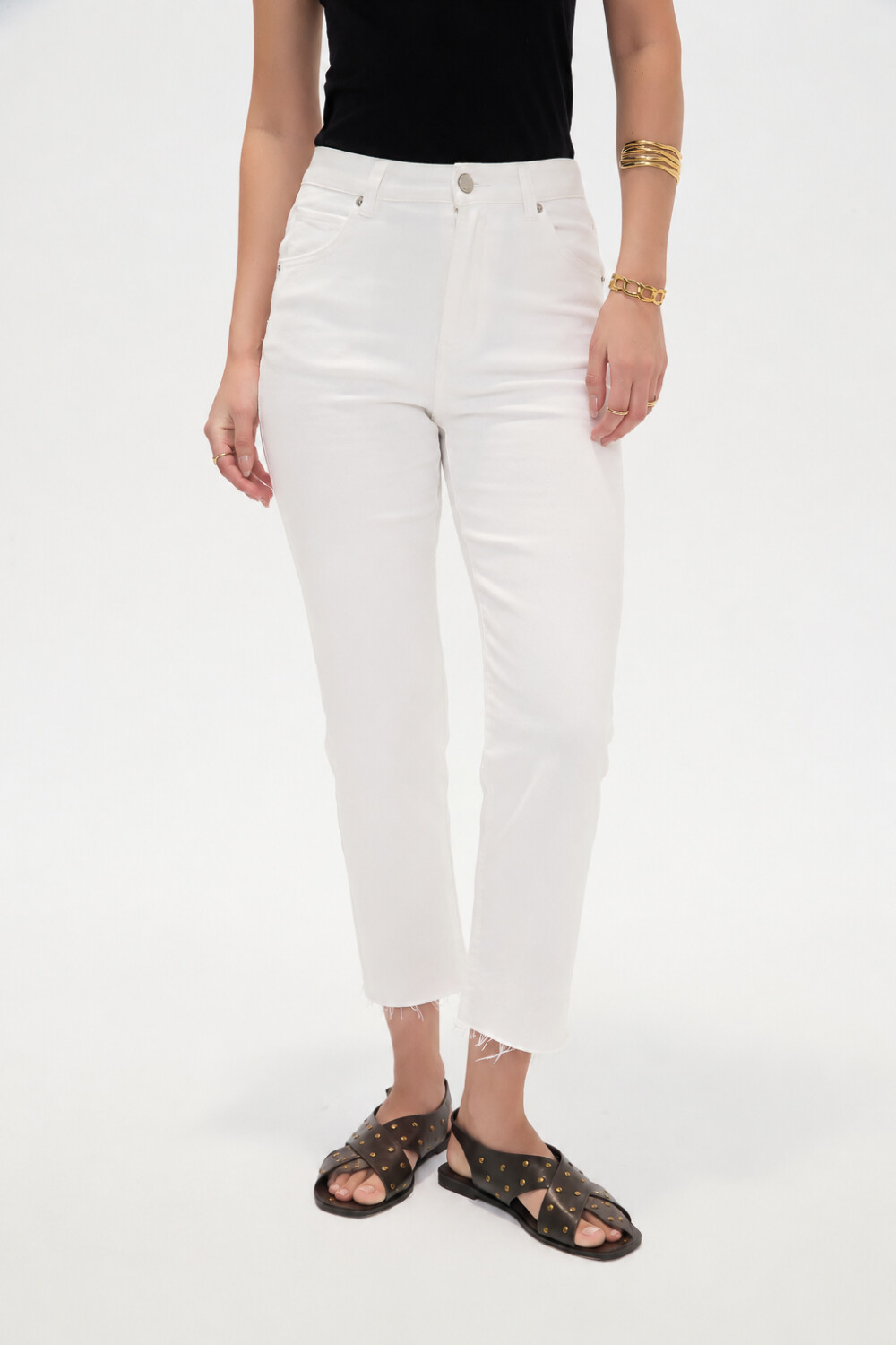 Pantalon Vilehada Marfil / Off White