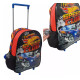 Mochila escolar Wabro Hot Wheels 75103 color negro diseño liso 16L Mochila escolar Wabro Hot Wheels 75103 color negro diseño liso 16L