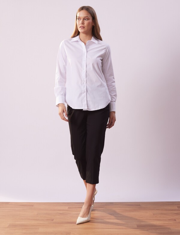 Camisa Algodón BLANCO