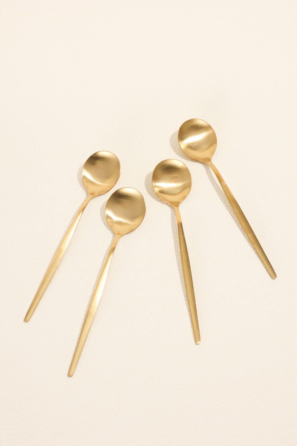 Cuchara Fiordo, Set 4 Un. Dorado Color Unico