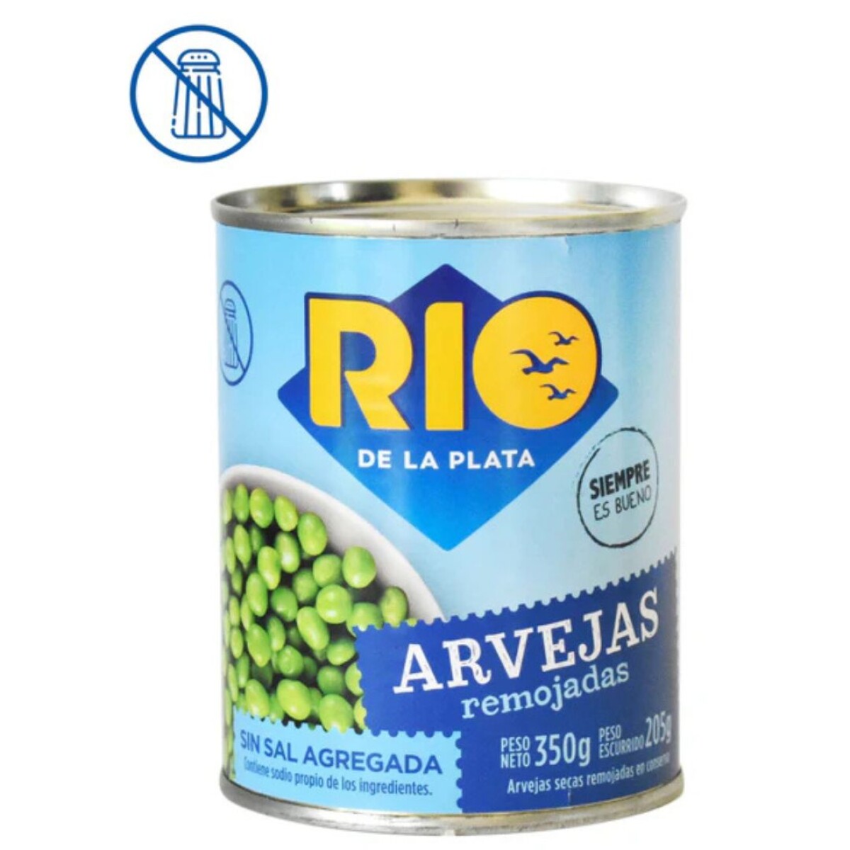 ARVEJAS SIN SAL RIO DE LA PLATA 300 GR 