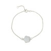Pulsera Flor-Plata 925-Piedra Nácar-PU3299 conpiedra