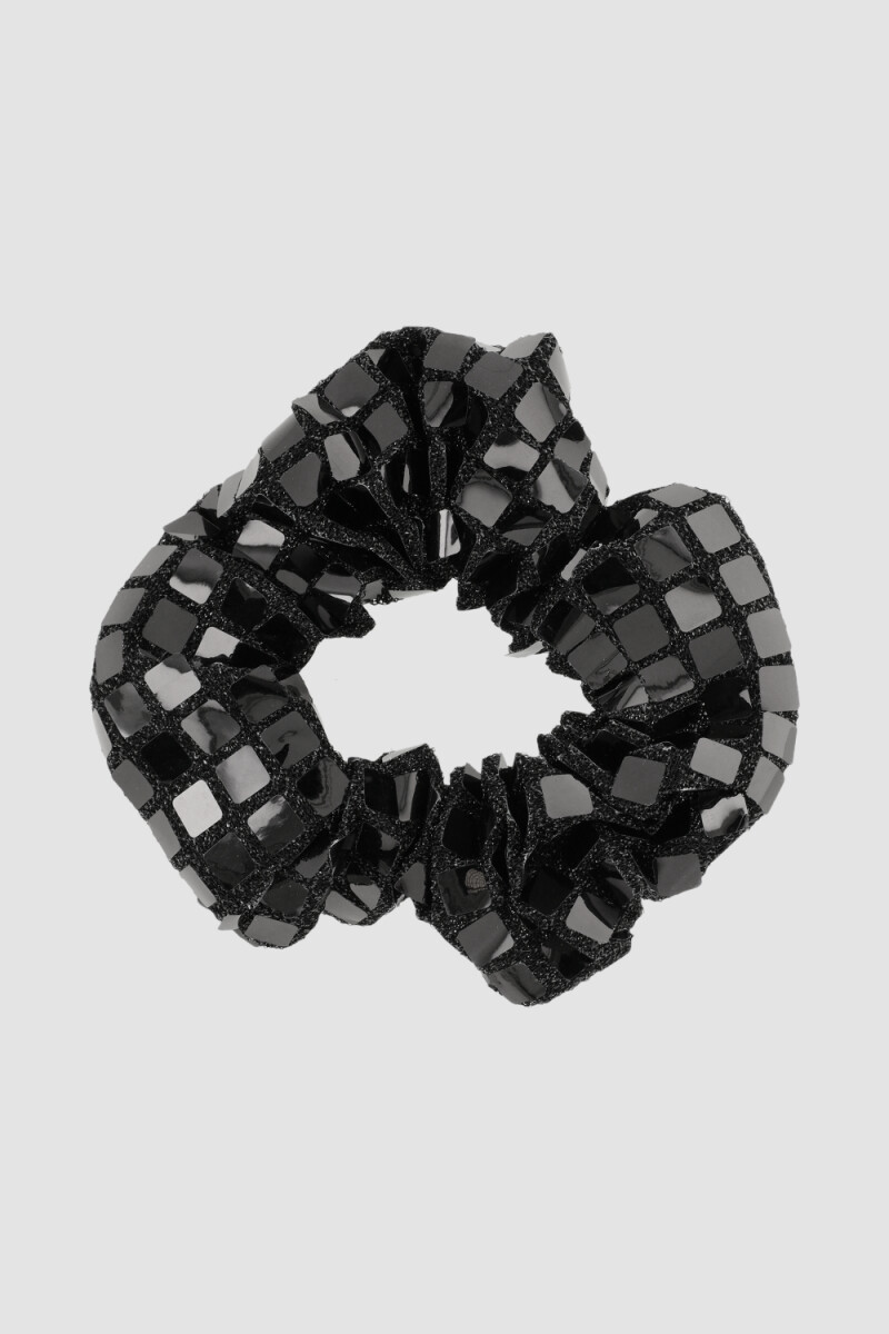 Scrunchie disco Negro