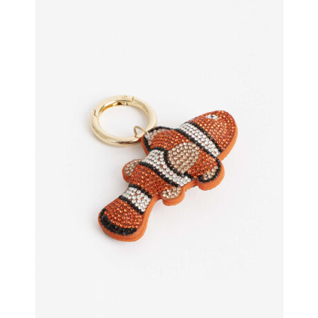 Llavero Pez De Strass Combinacion Tricolor