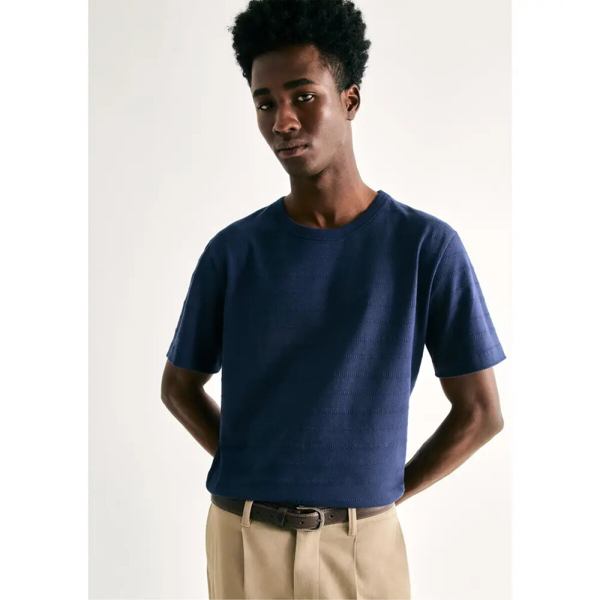 CAMISETA MM MASC - AZUL ESCURO 