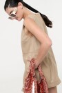VESTIDO CORTO Cemento