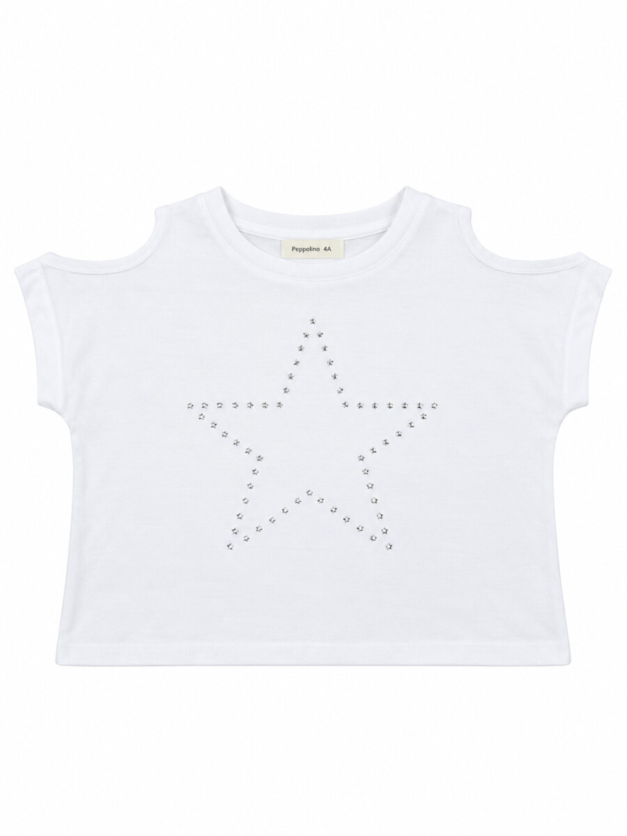 REMERA ROCKER - BLANCO. 