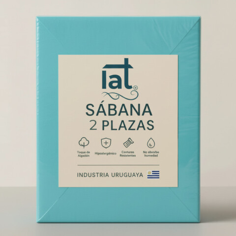 Juego De Sabanas 2 Plazas Toque Algodón Sommier Lisa Celeste Juego De Sabanas 2 Plazas Toque Algodón Sommier Lisa Celeste